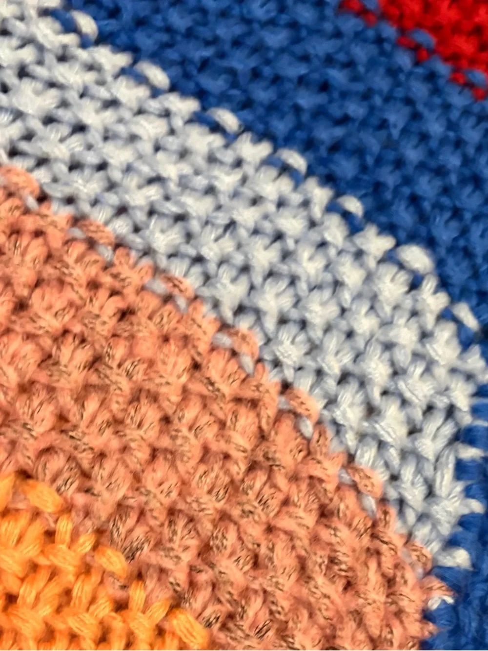 Blank NYC Catch The Rainbow Cardigan Multi Color Chunky Knit Sweater - Picture 11 of 14